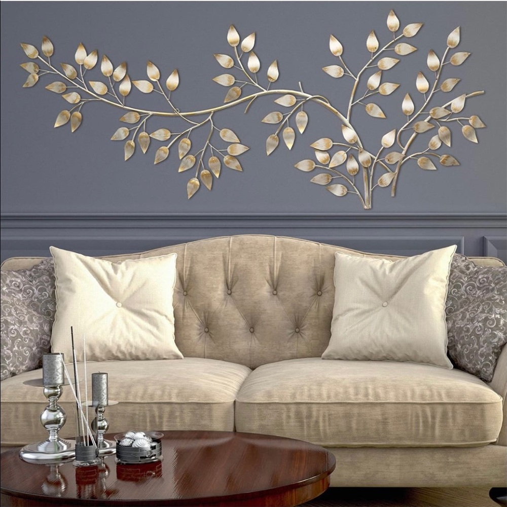 Gold wall decor